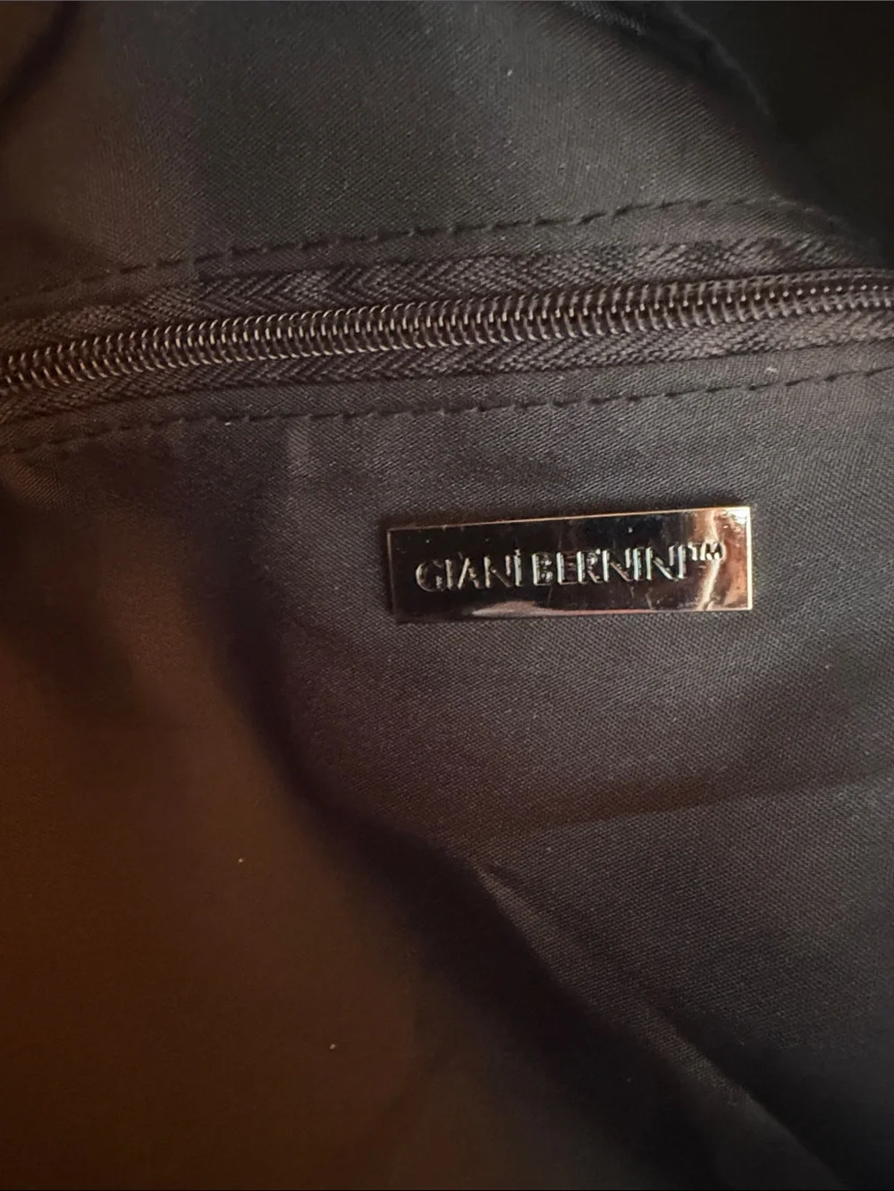 Giani Bernini Black Leather Satchel